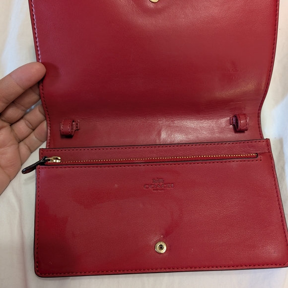 Coach Black and Red Wallet
